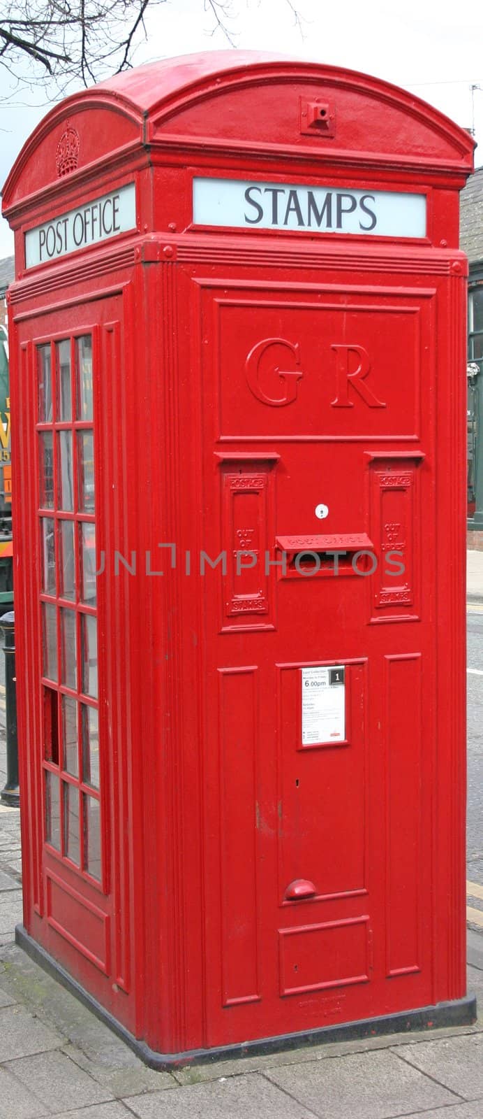 Combined Red Telephone Box and Post Box in Chester