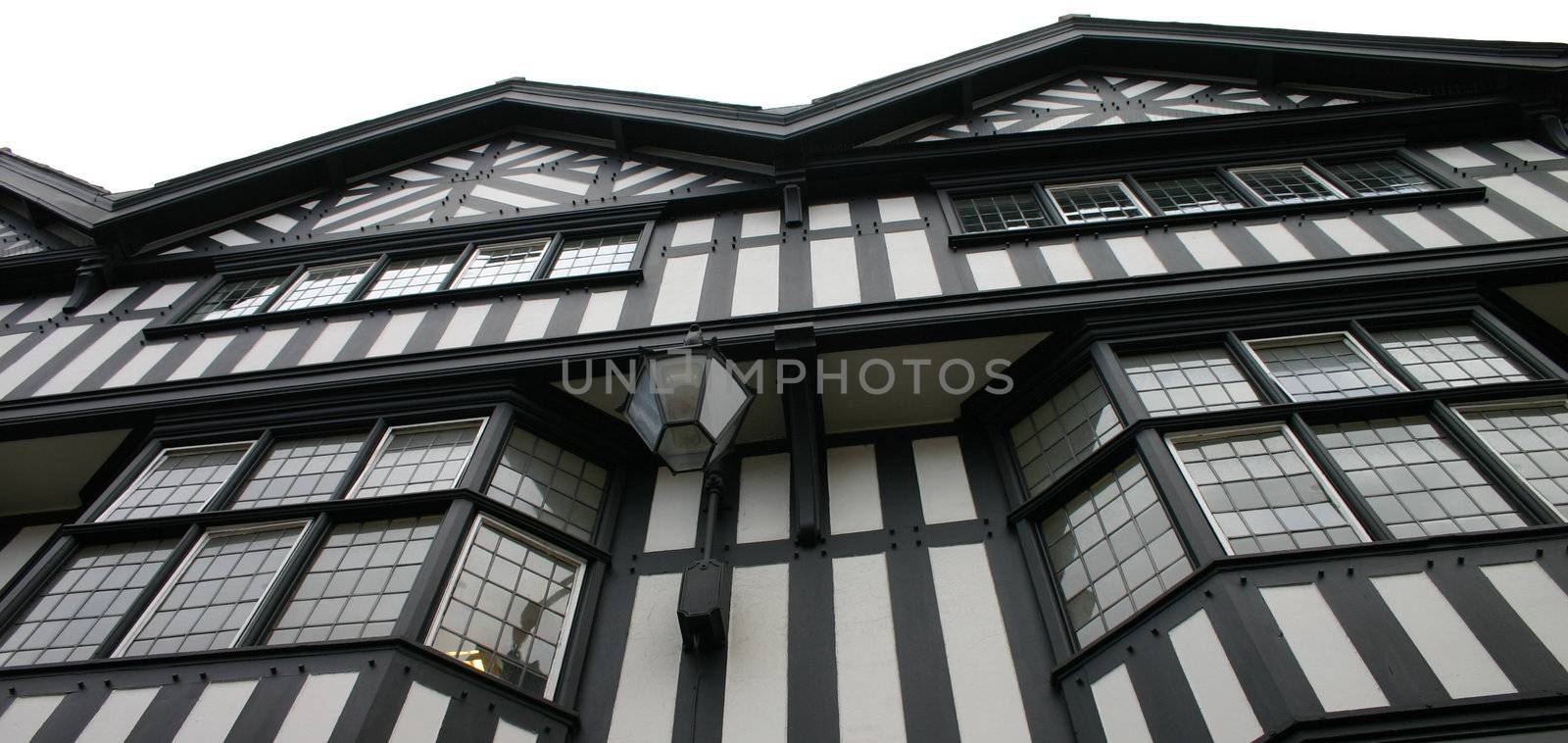 Black and White Buildings In Chester England
