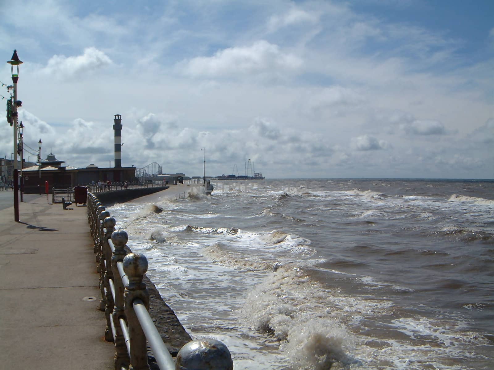 Rough Waves Against at Blackpool