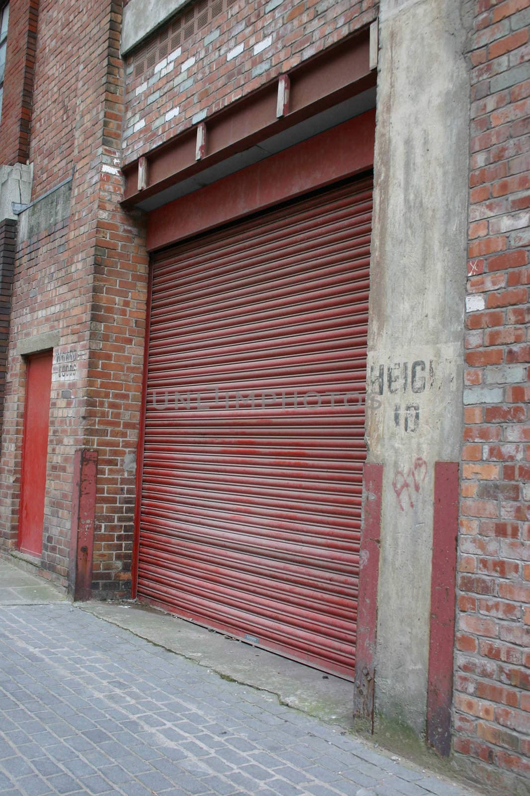 Red Door to Industrial Unit