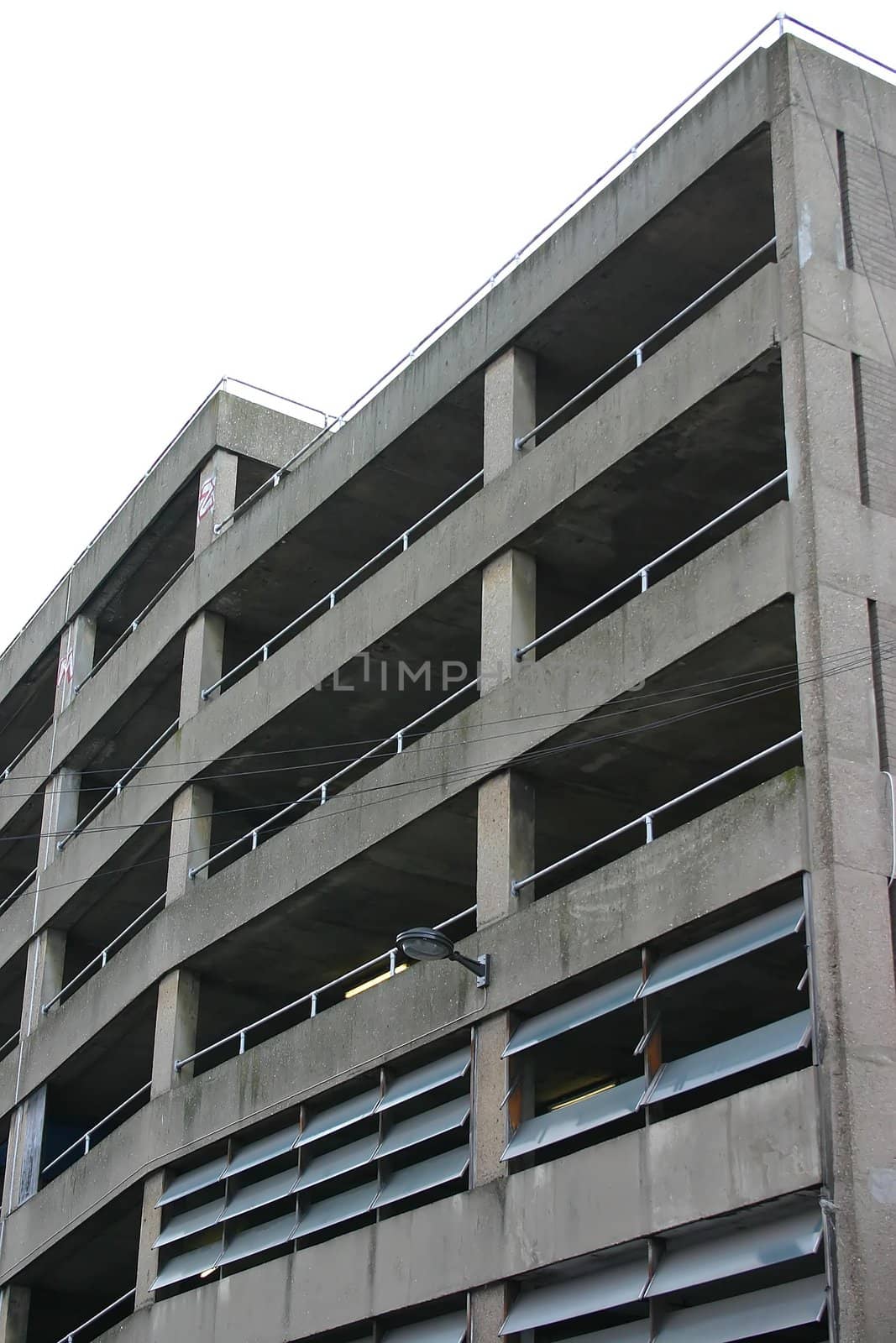 Old 1960s Car Park in Liverpool