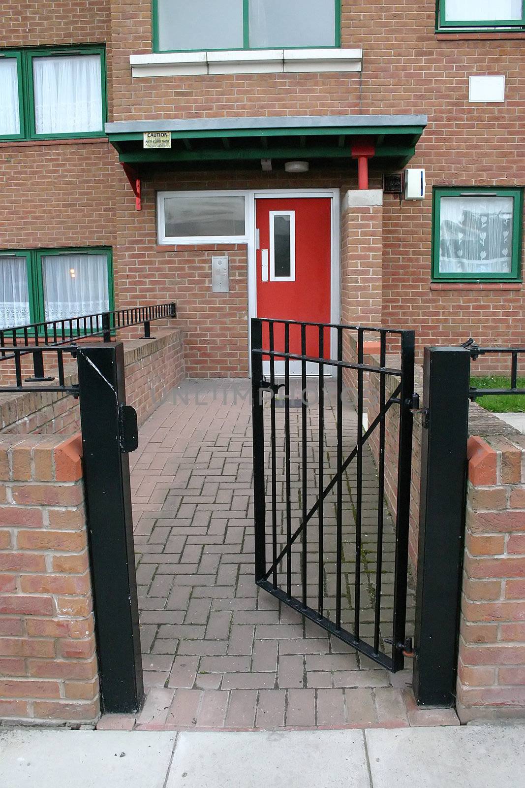 Iron Gate Red Door