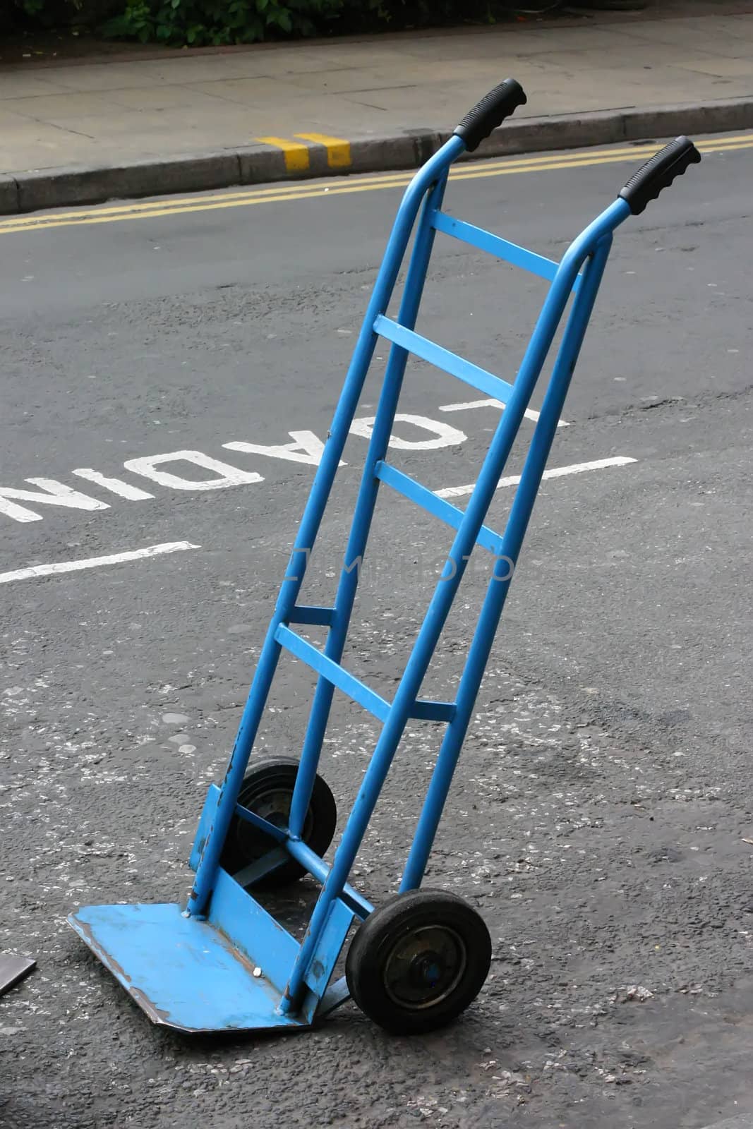 Blue Hand Cart