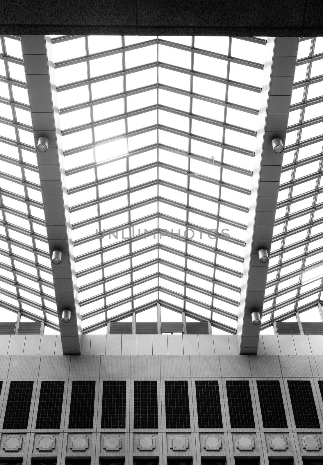abstract geometric ceiling by elwynn