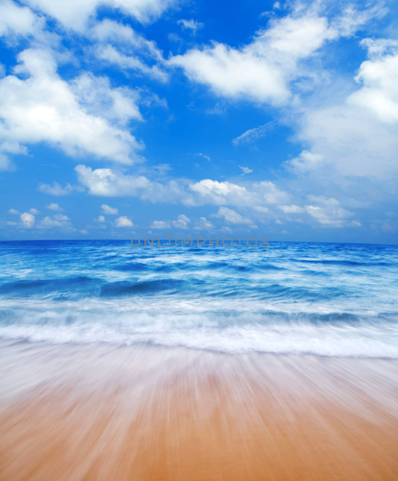 Blue beach.  by szefei