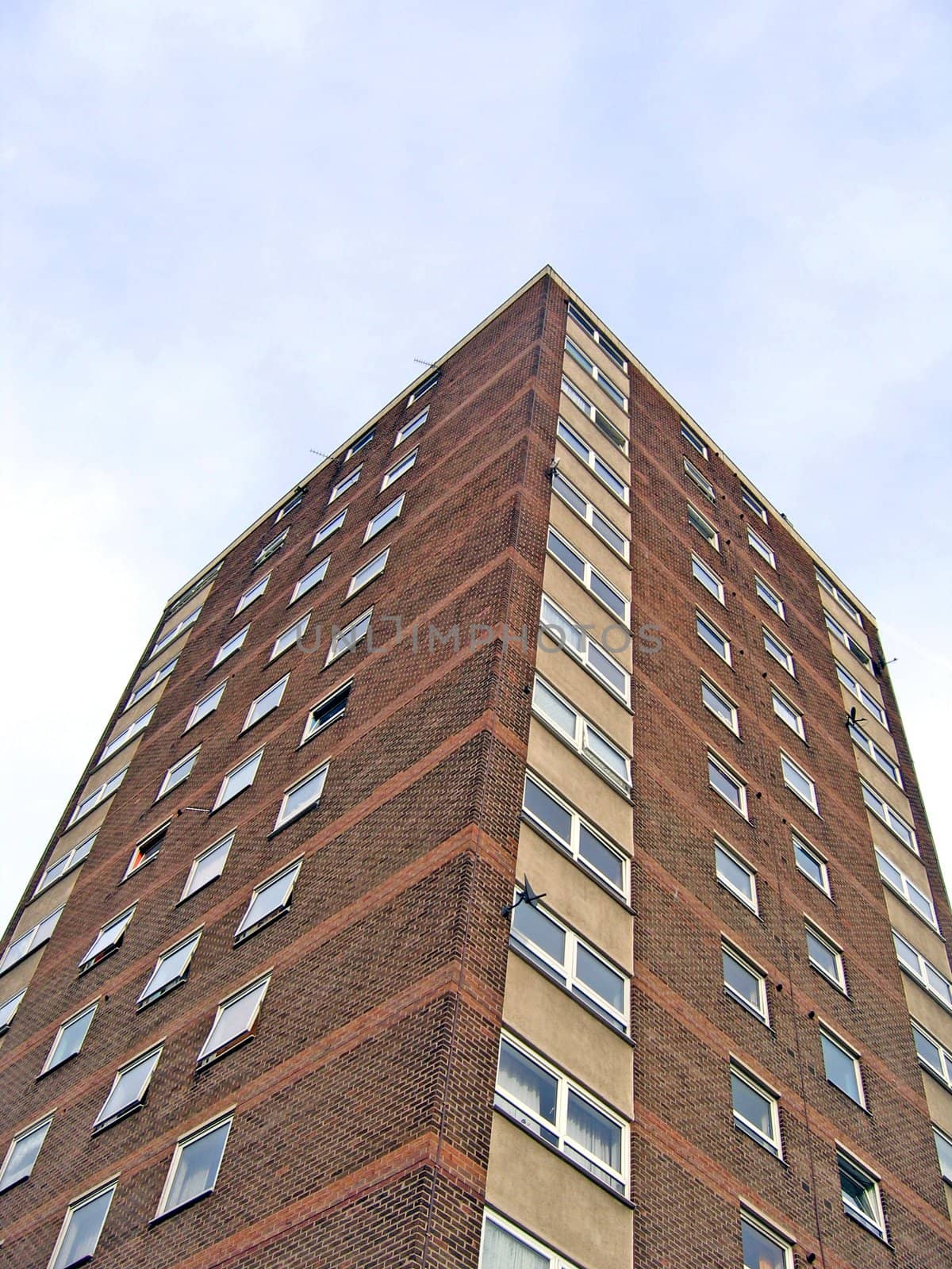 Residential Tower Block in Manchester, England