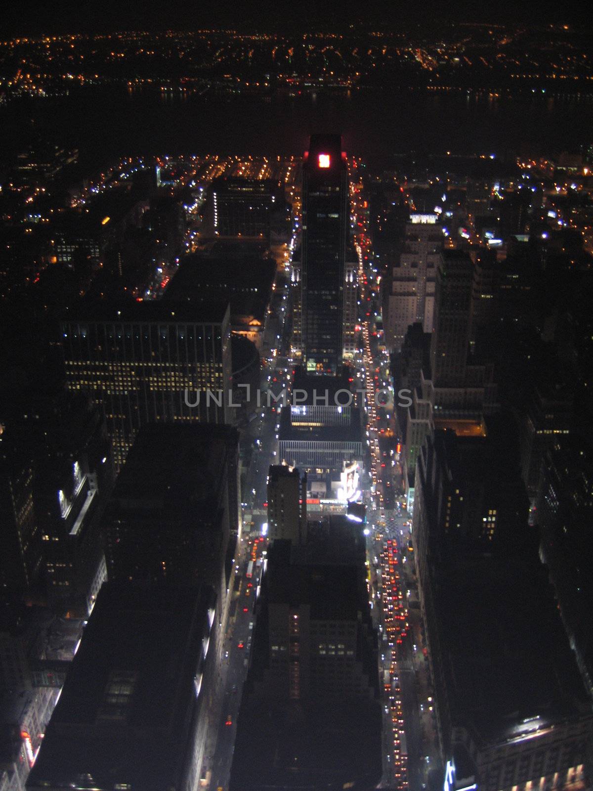 New York City as seen from the empire state building
