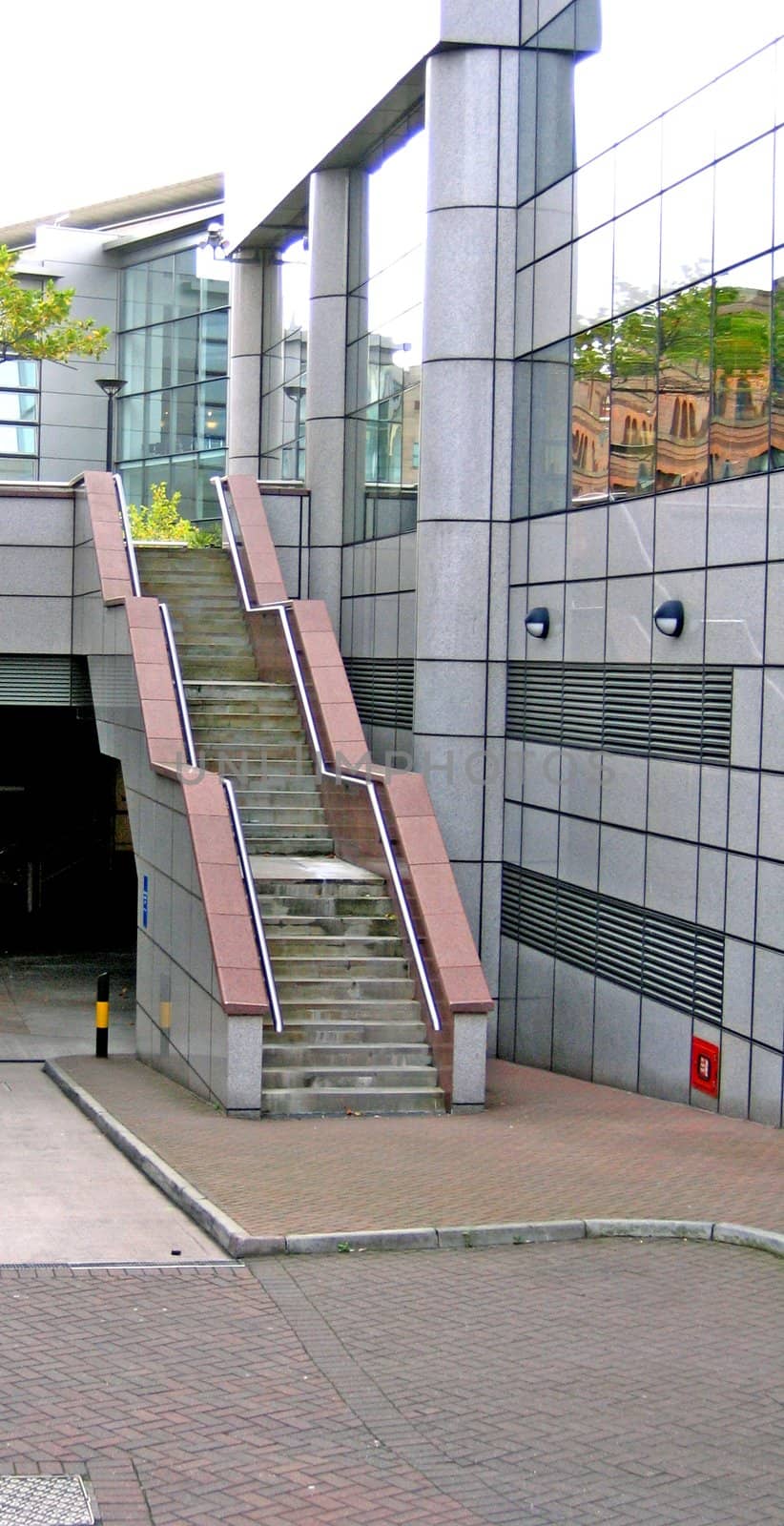 Stairs to Office Building