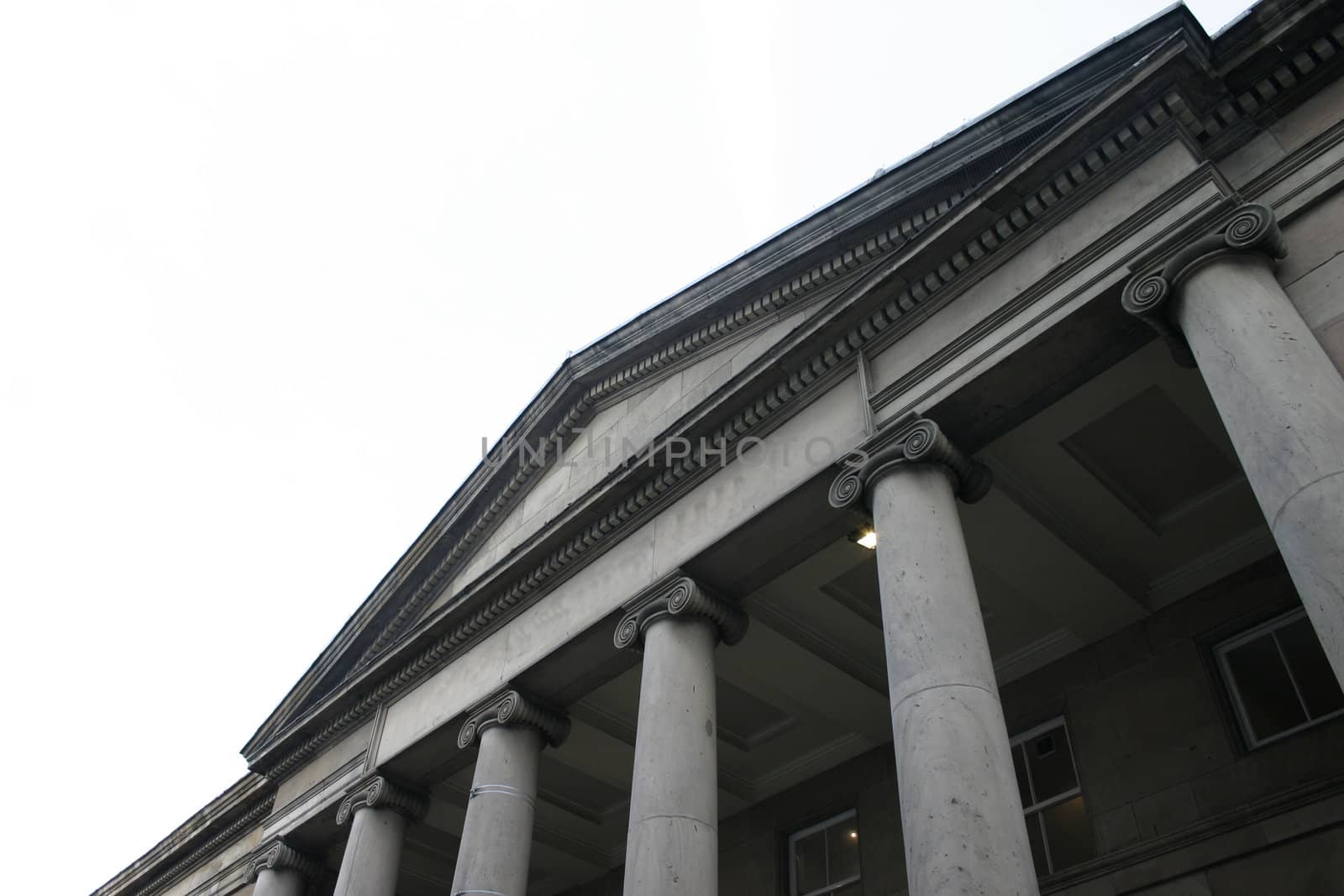 Stone Columns on Old Liverpool Building