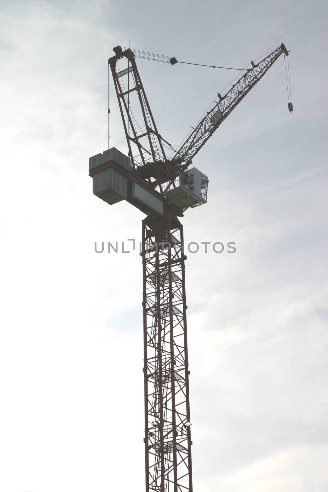 Crane of Building Site on a Dull Day