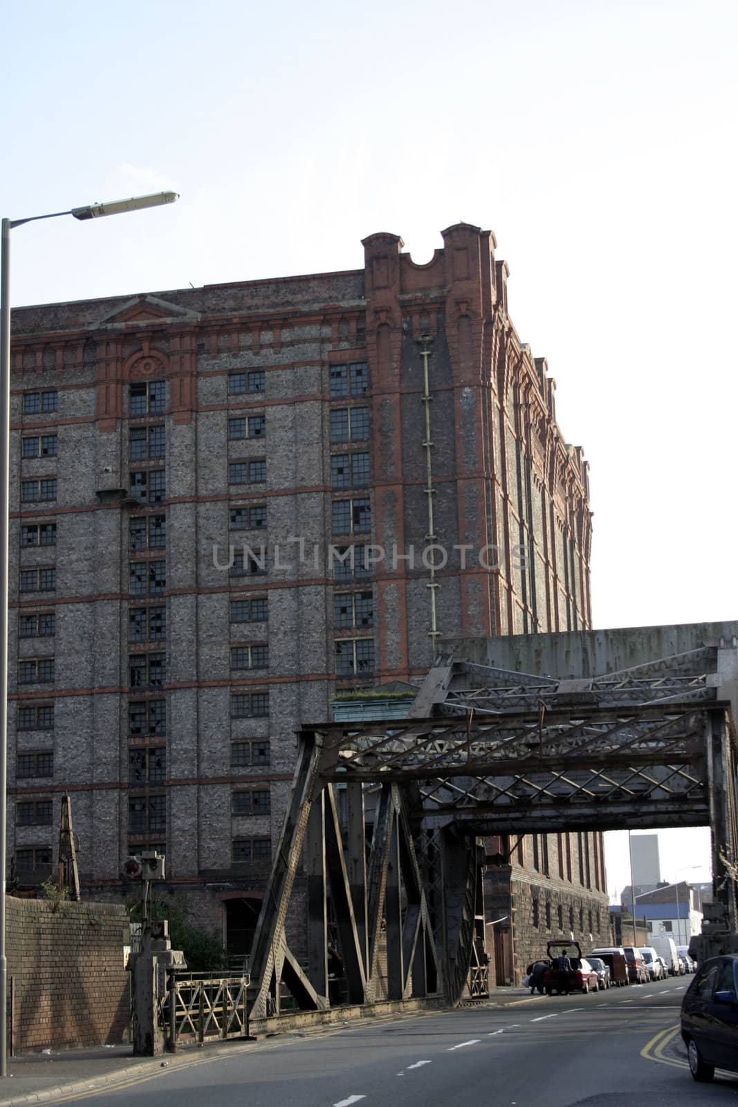 Old Warehouse and Bridge in Liverpool by green308