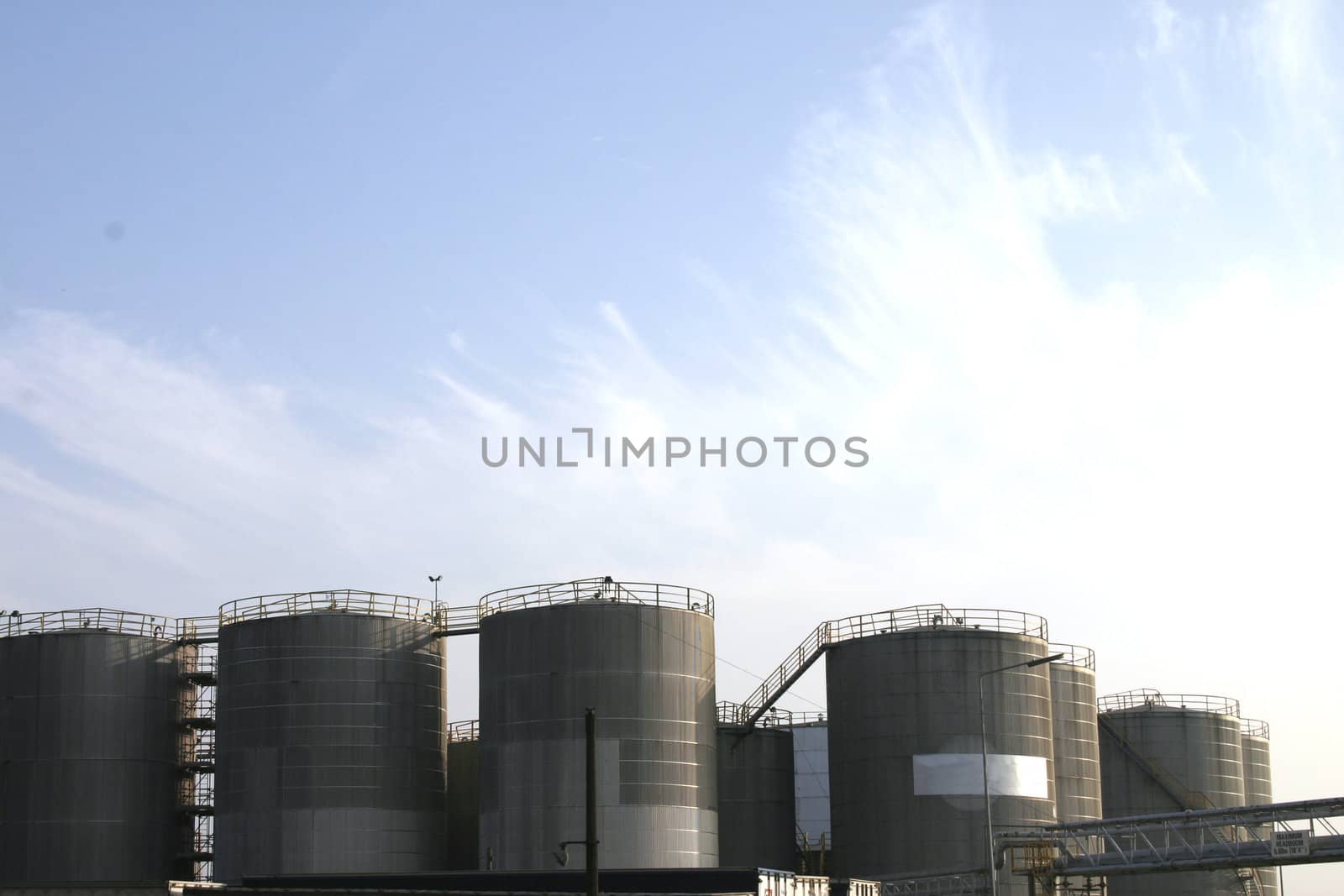 Industrial Sugar and Food Storage Tanks