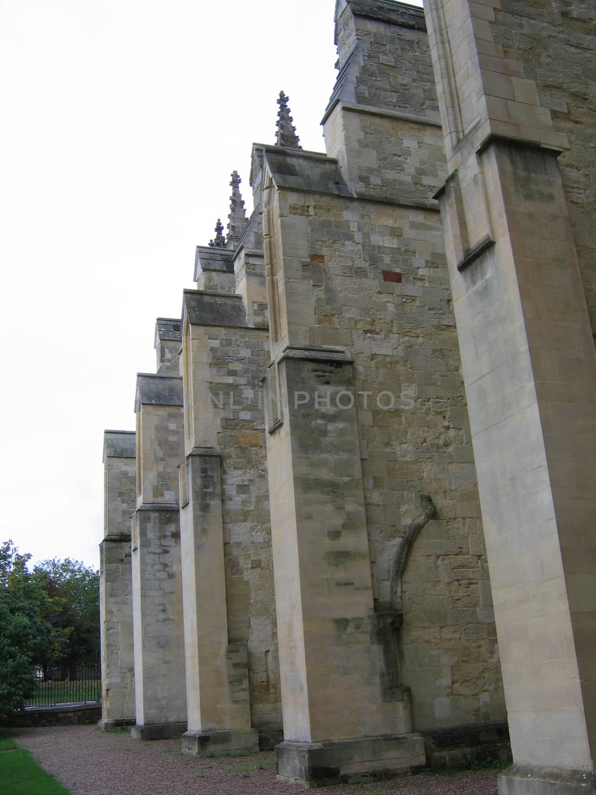 Support Butresses of an English Cathedral by green308