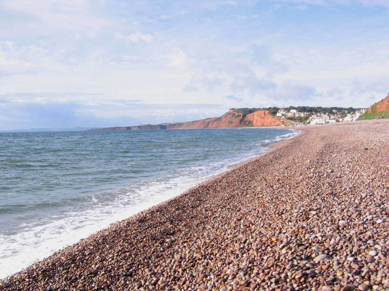 Devon Coast with Rocky Beach