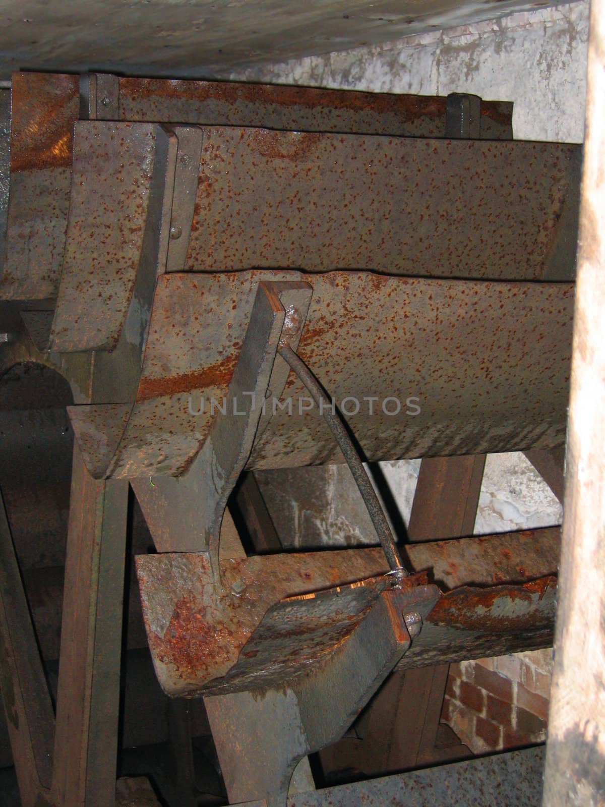 English Water Wheel at 1000 Year Old Flour Mill 