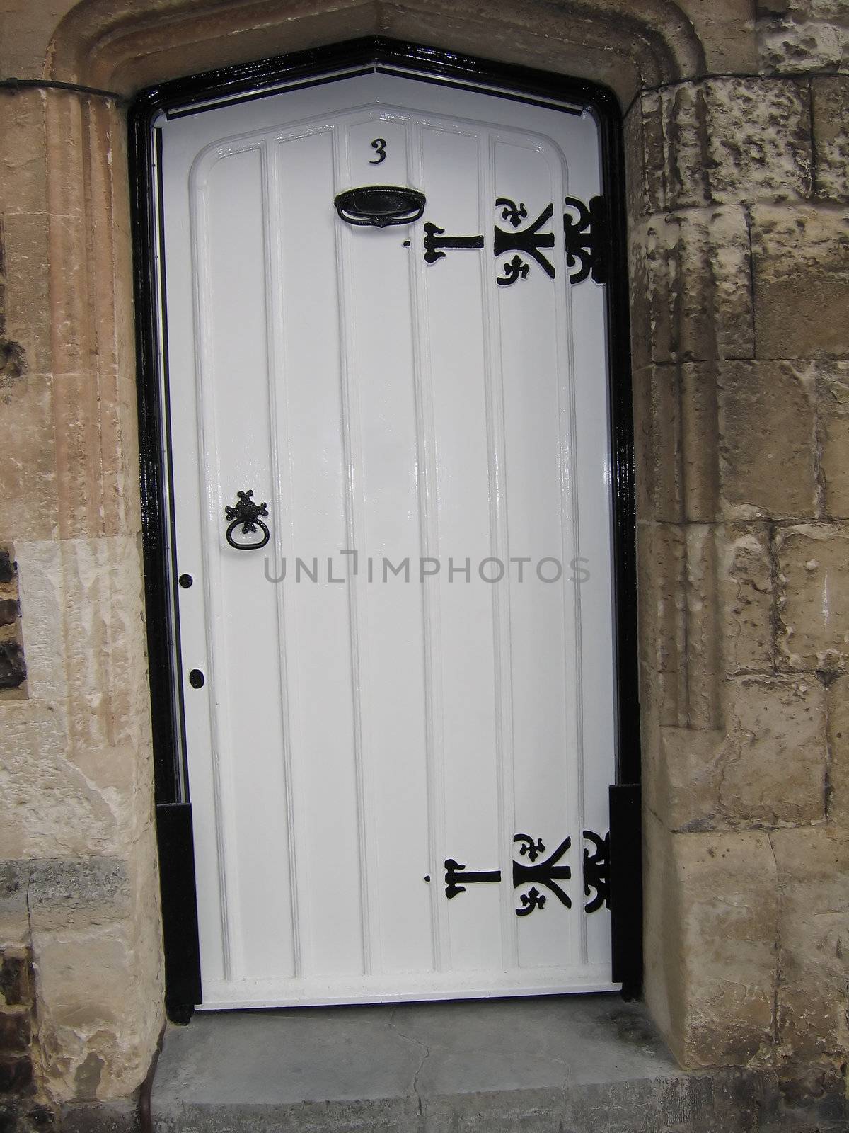 Old White Door in England