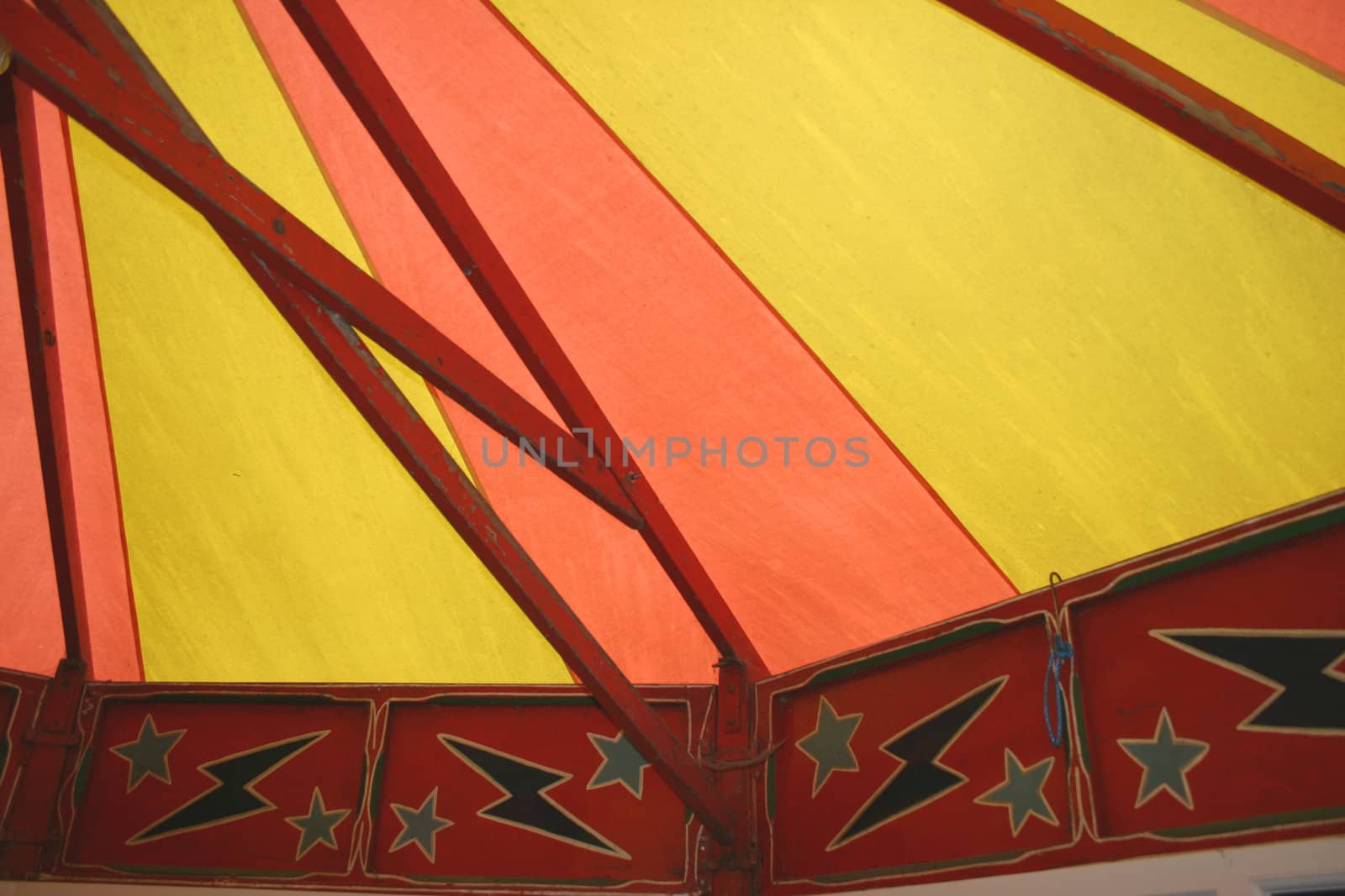 Interior of English Fun Fair Stall by green308