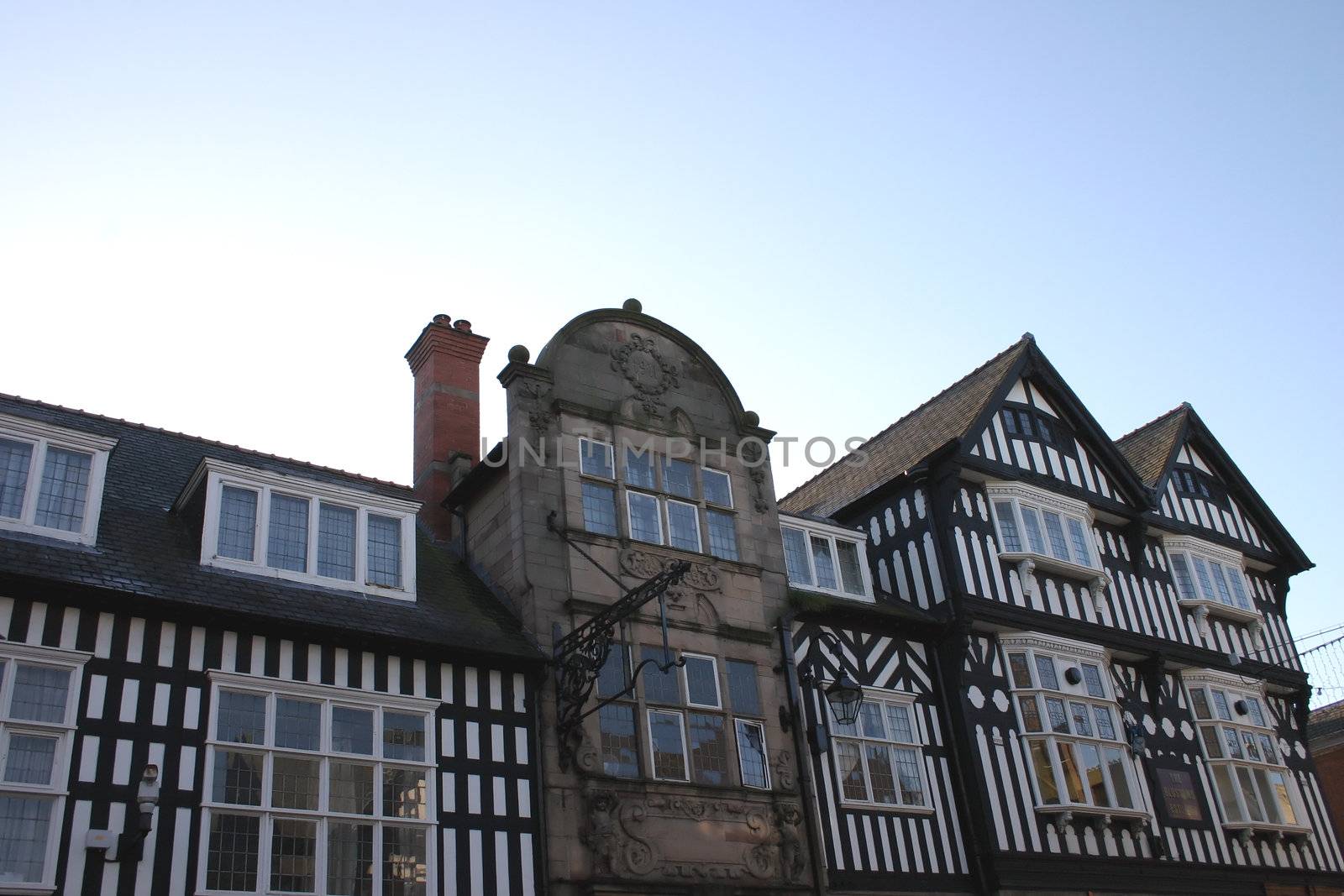 Black and White Buildings in Chester