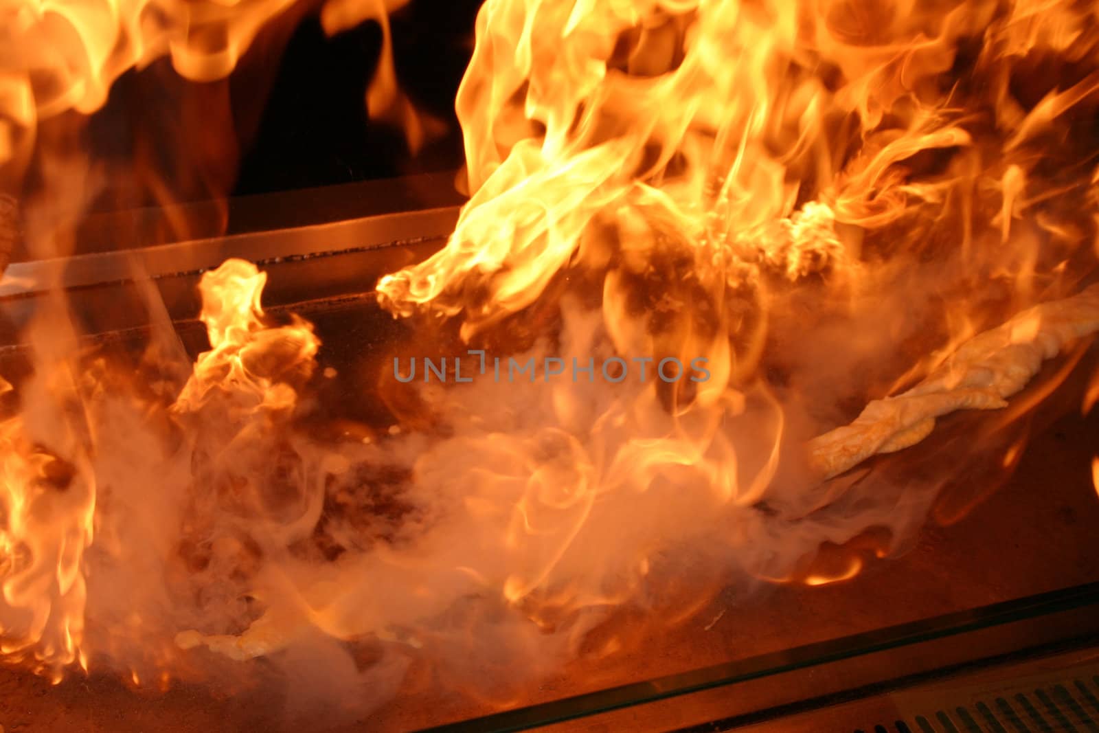 Tepanyaki Flambe Fire