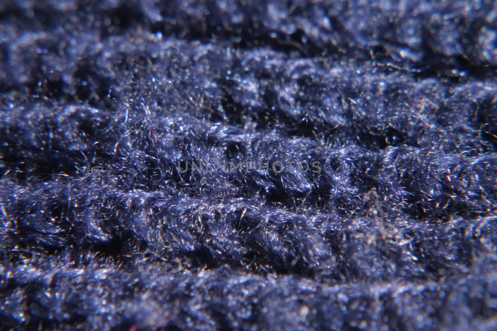 Closeup of Blue Wool