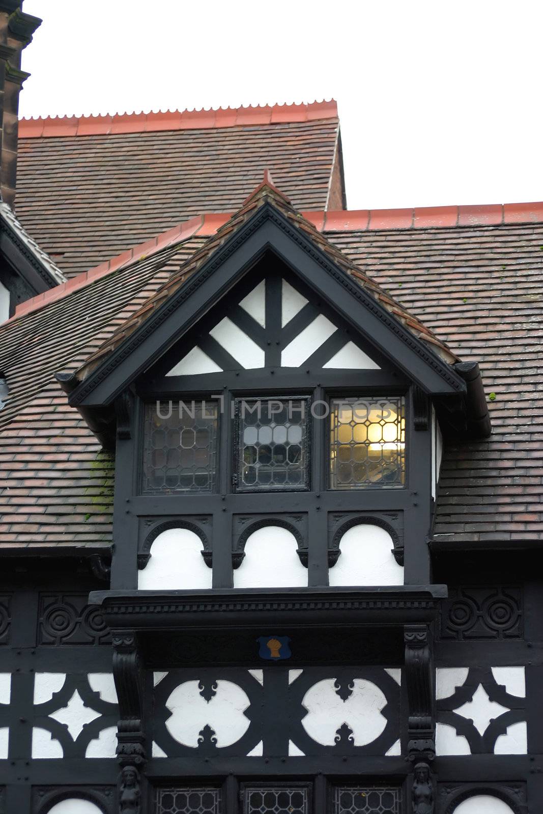 Historic Black and White Building in Chester by green308