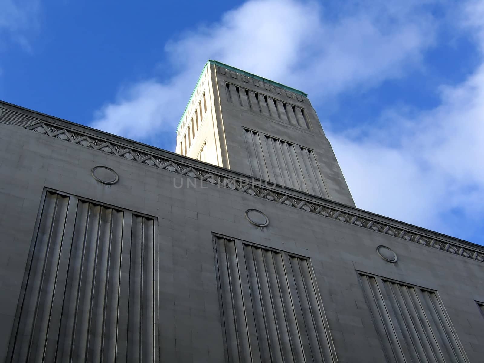 Historic Ventilation Building in Liverpool England