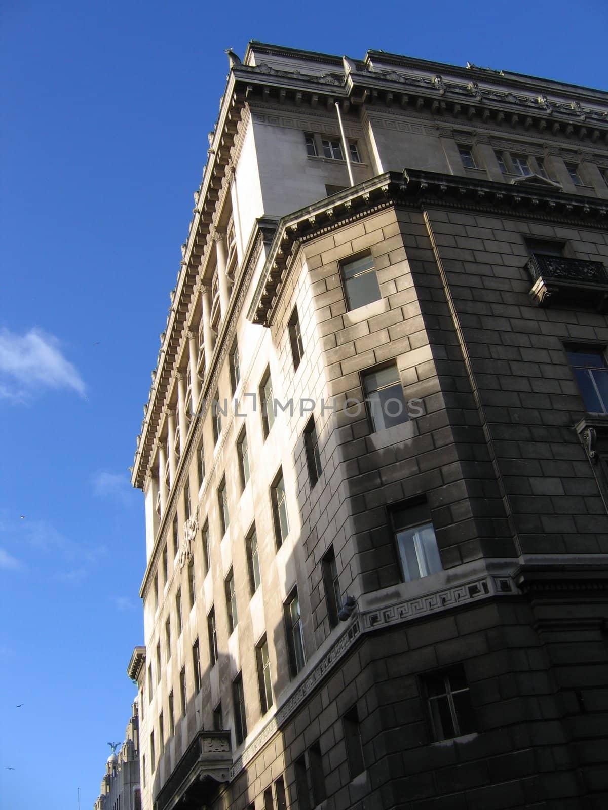 Grand Building in Liverpool England