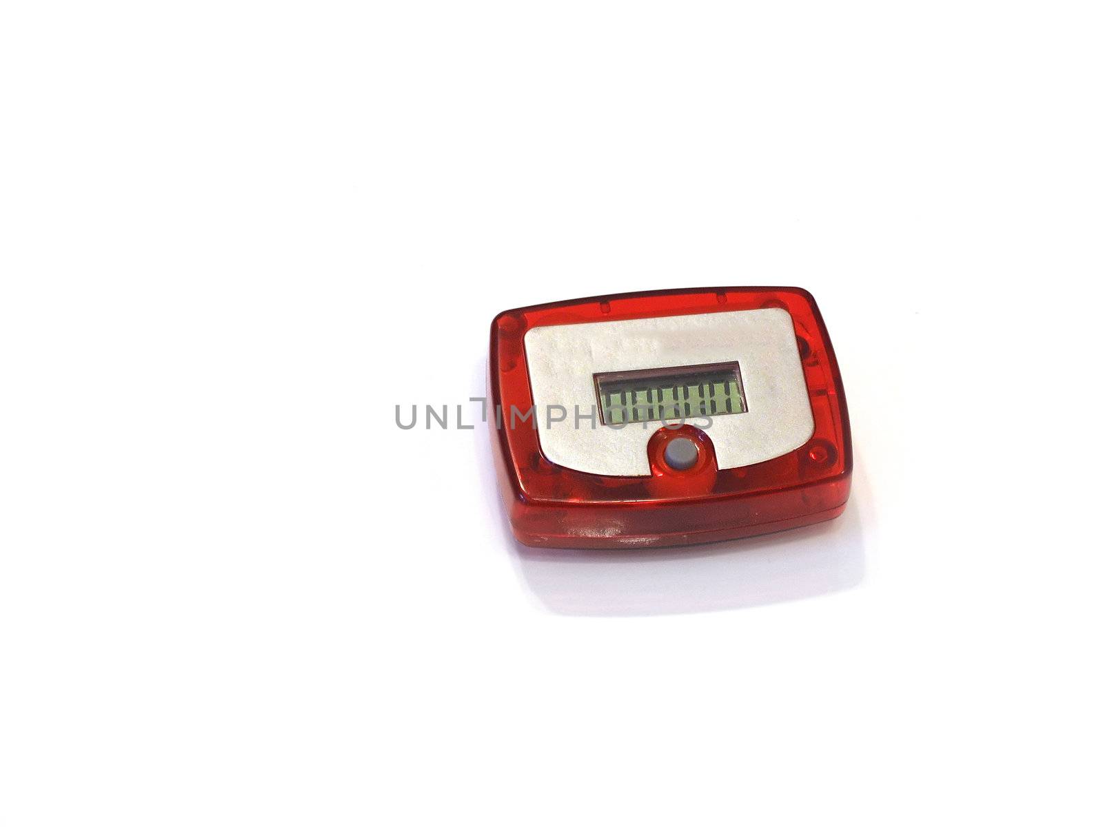 Small Red Pedometer