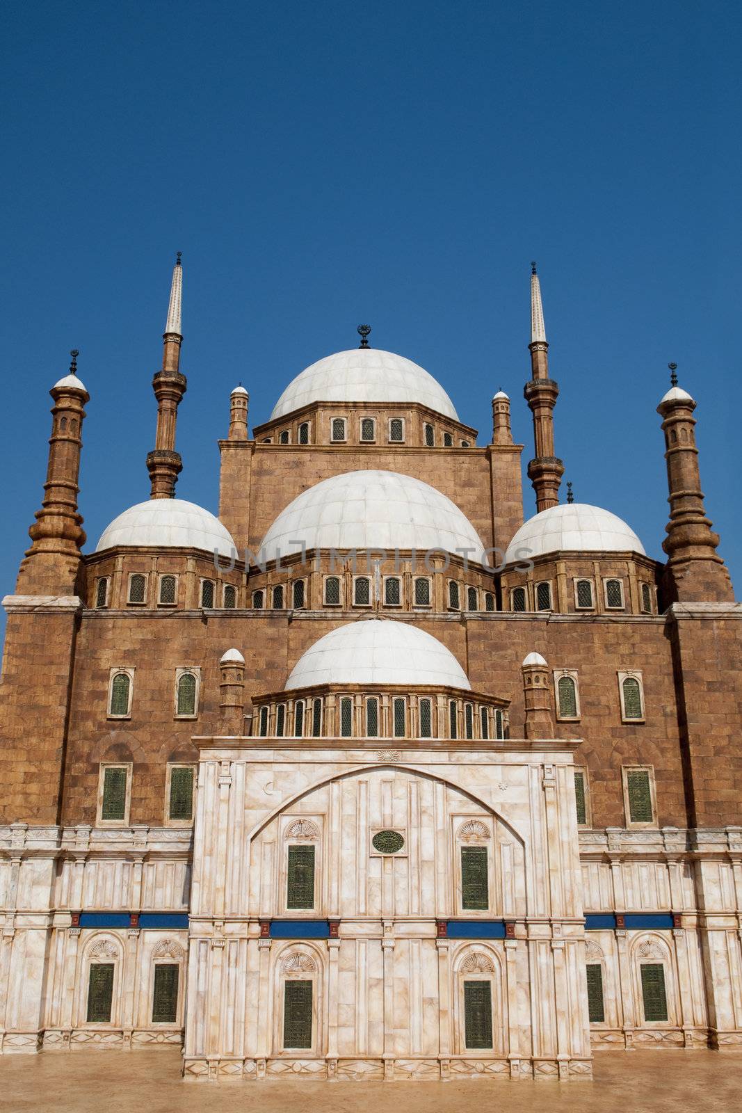 Exterior view of Mohammed Ali Mosque, Cairo, Egypt.