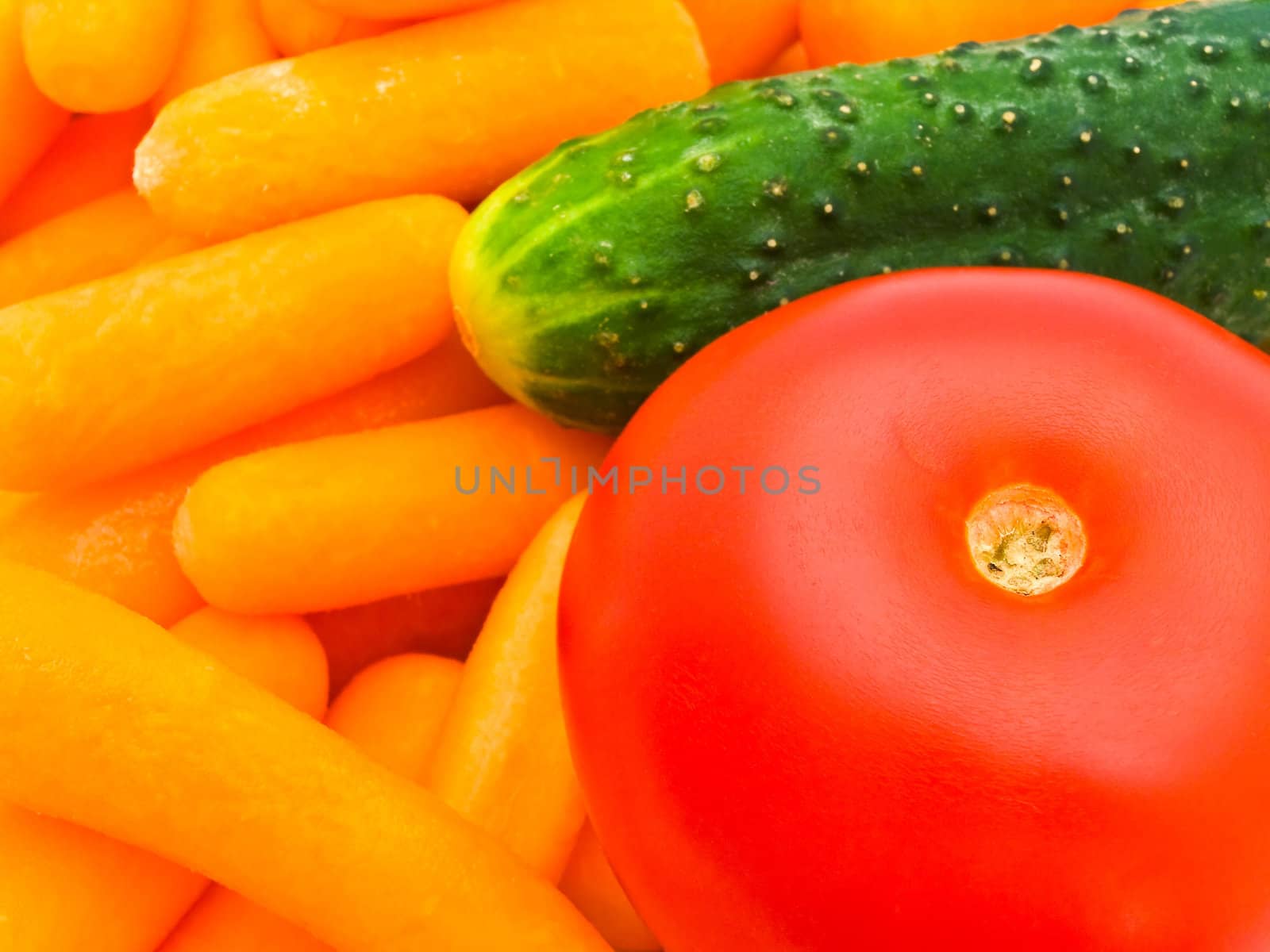  background photo of carrot cucumber and tomato 
