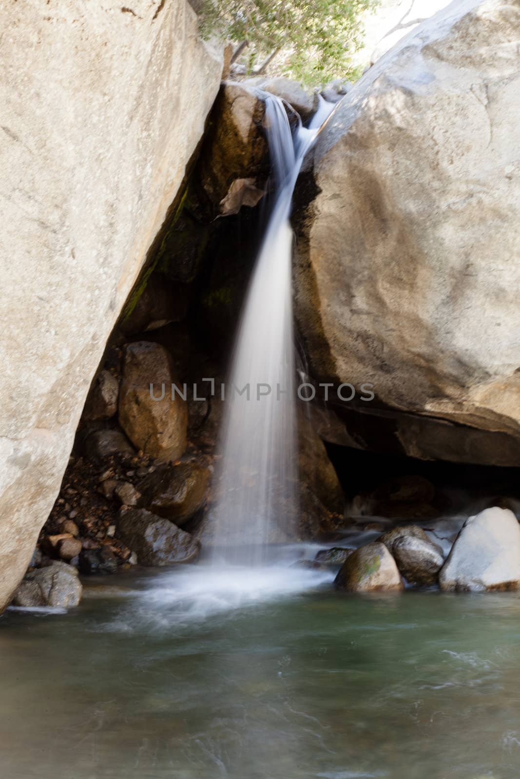 Waterfall near Buckeye Flat in Sequoia National Park