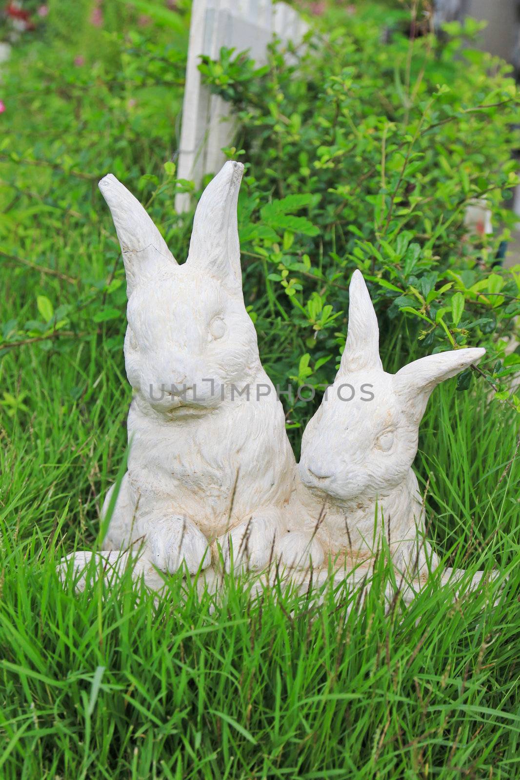 Statue of rabbit by nuchylee