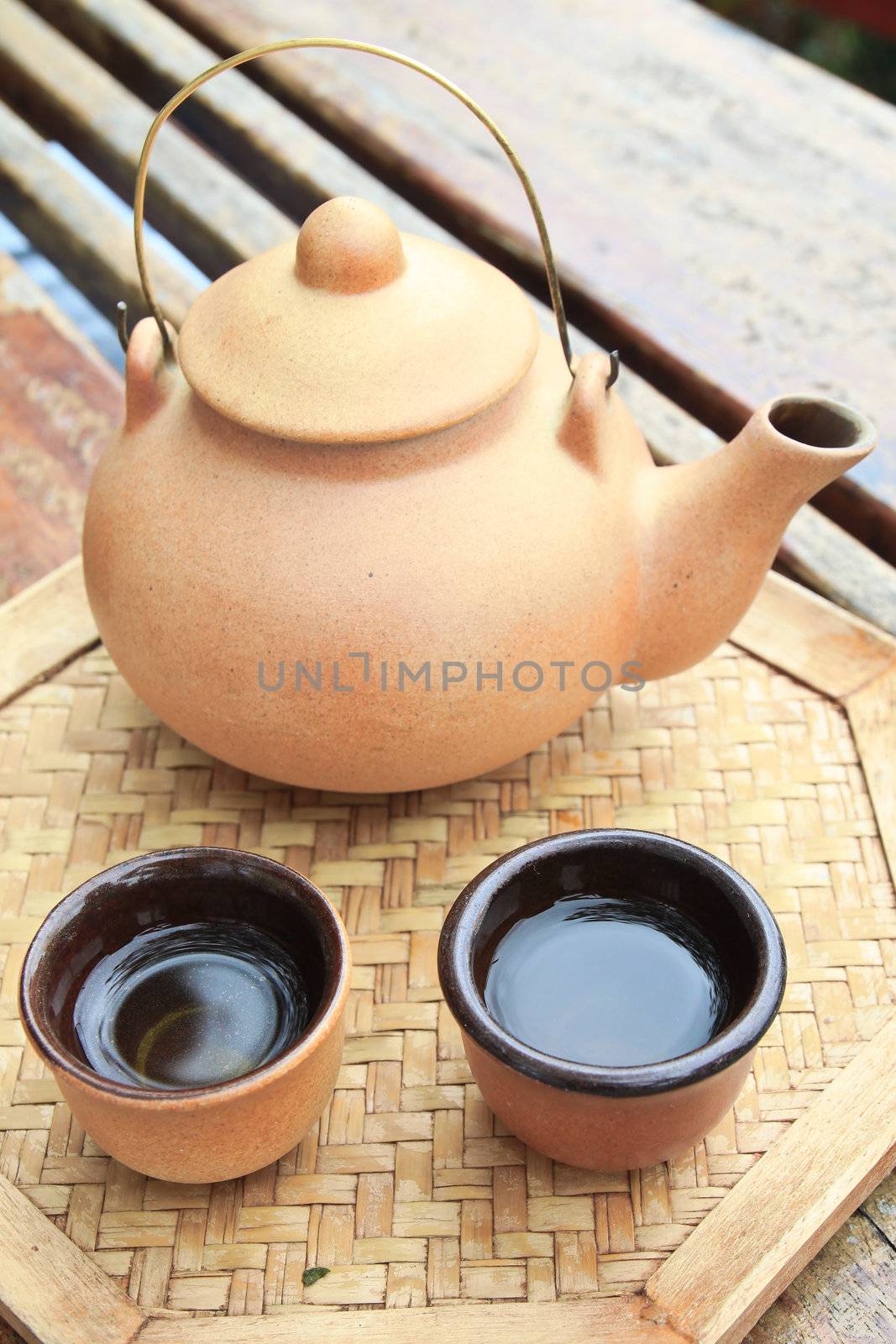 Chinese Tea Set with Teapot and cup