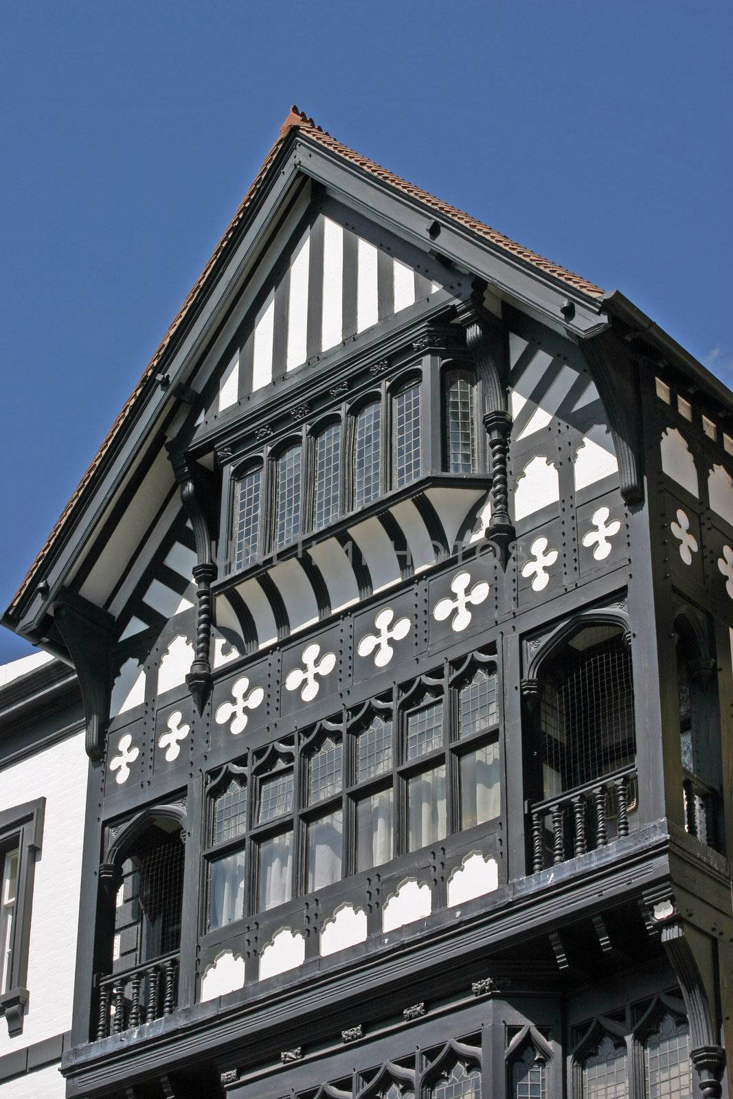 Old Black and White Building in Chester England