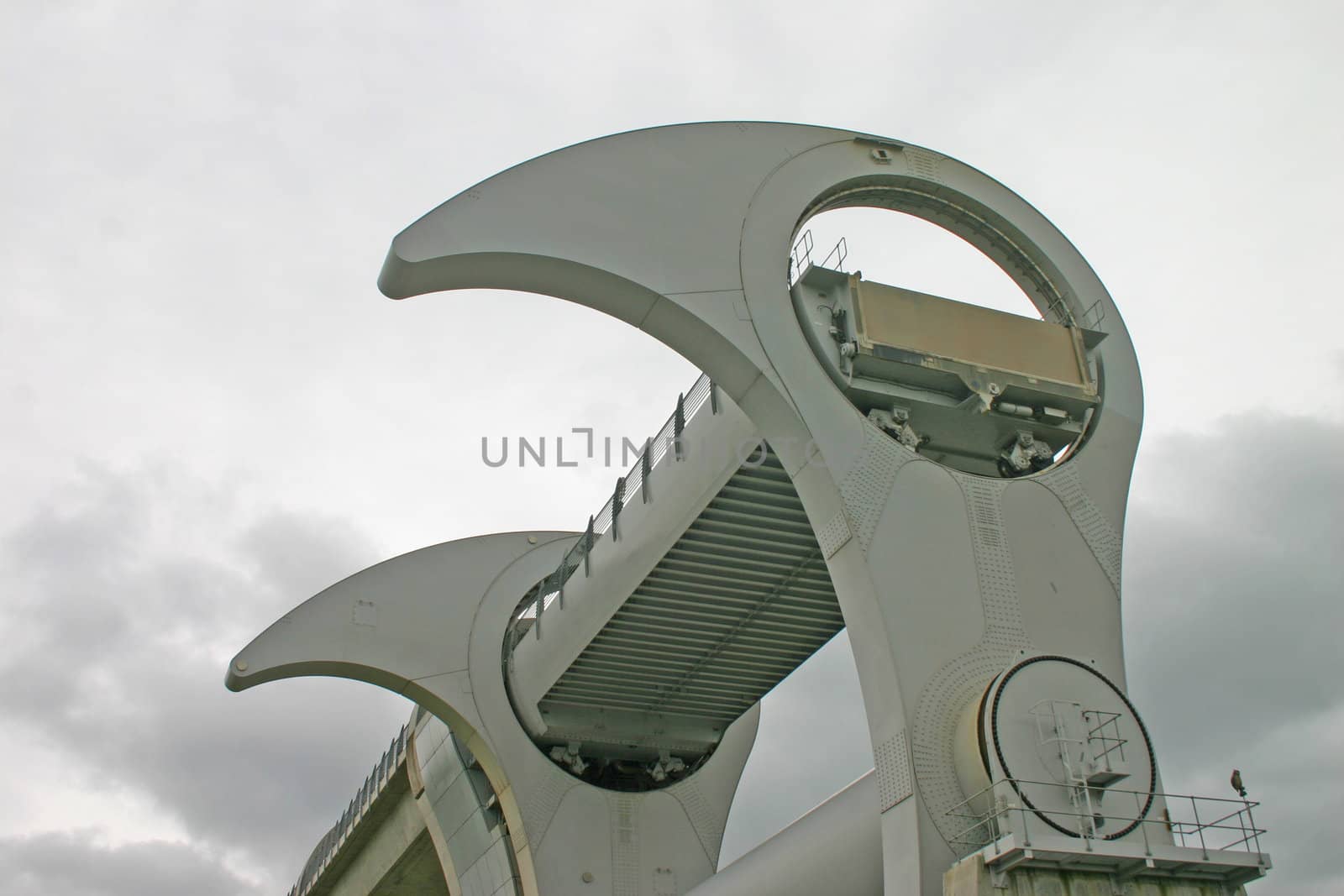 Falkirk Wheel in Scotland UK