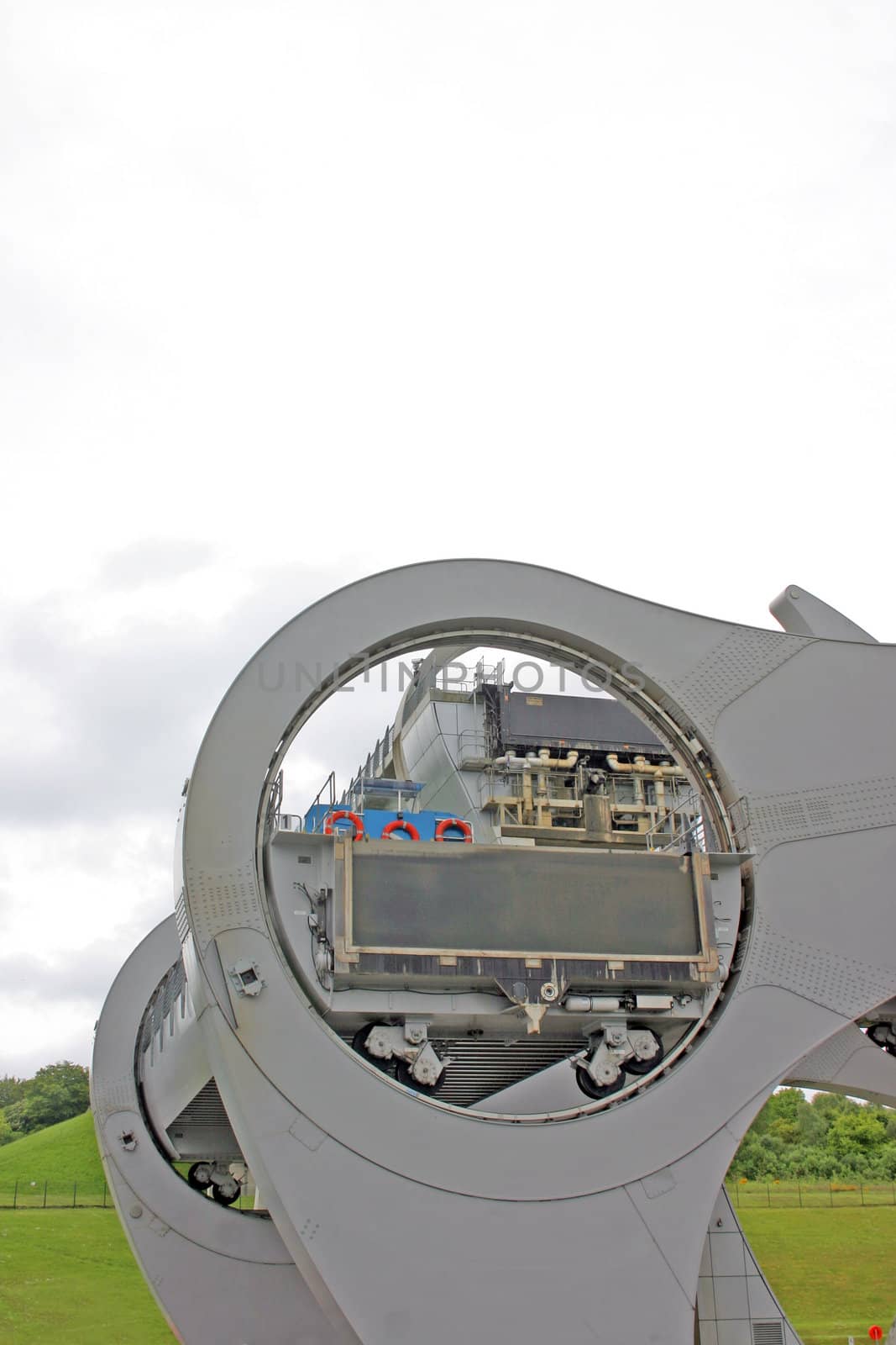 Falkirk Wheel in Scotland UK