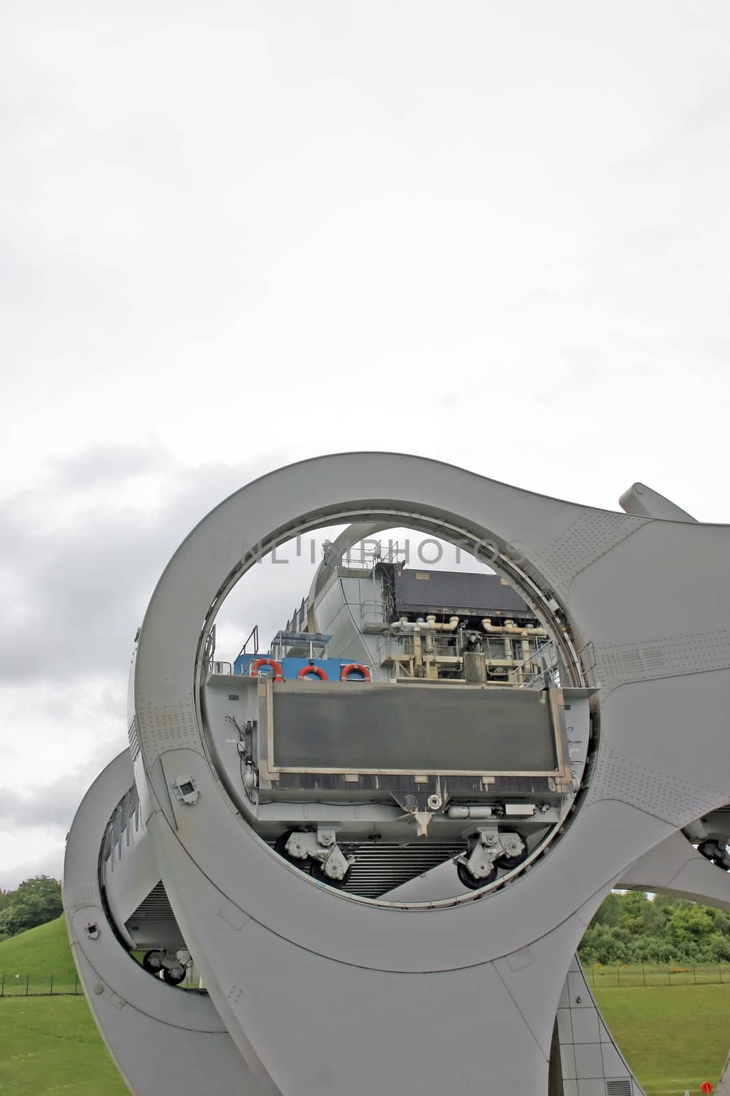 Falkirk Wheel in Scotland UK