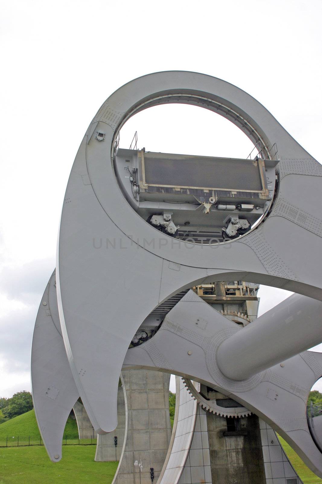 Falkirk Wheel in Scotland UK