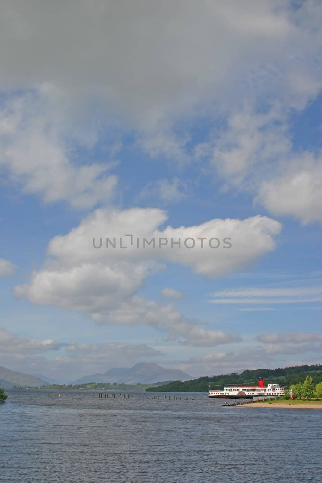 Pleasure Boat on Loch Lomond Scotland UK by green308