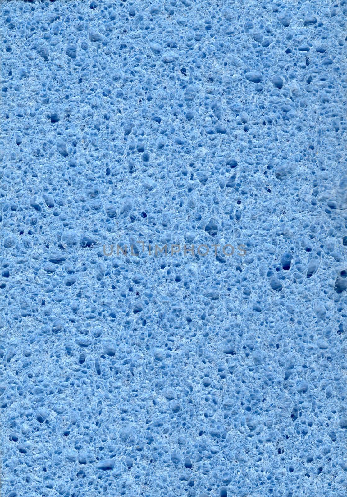 Blue Cellulose Sponge Material suitable for background or texture