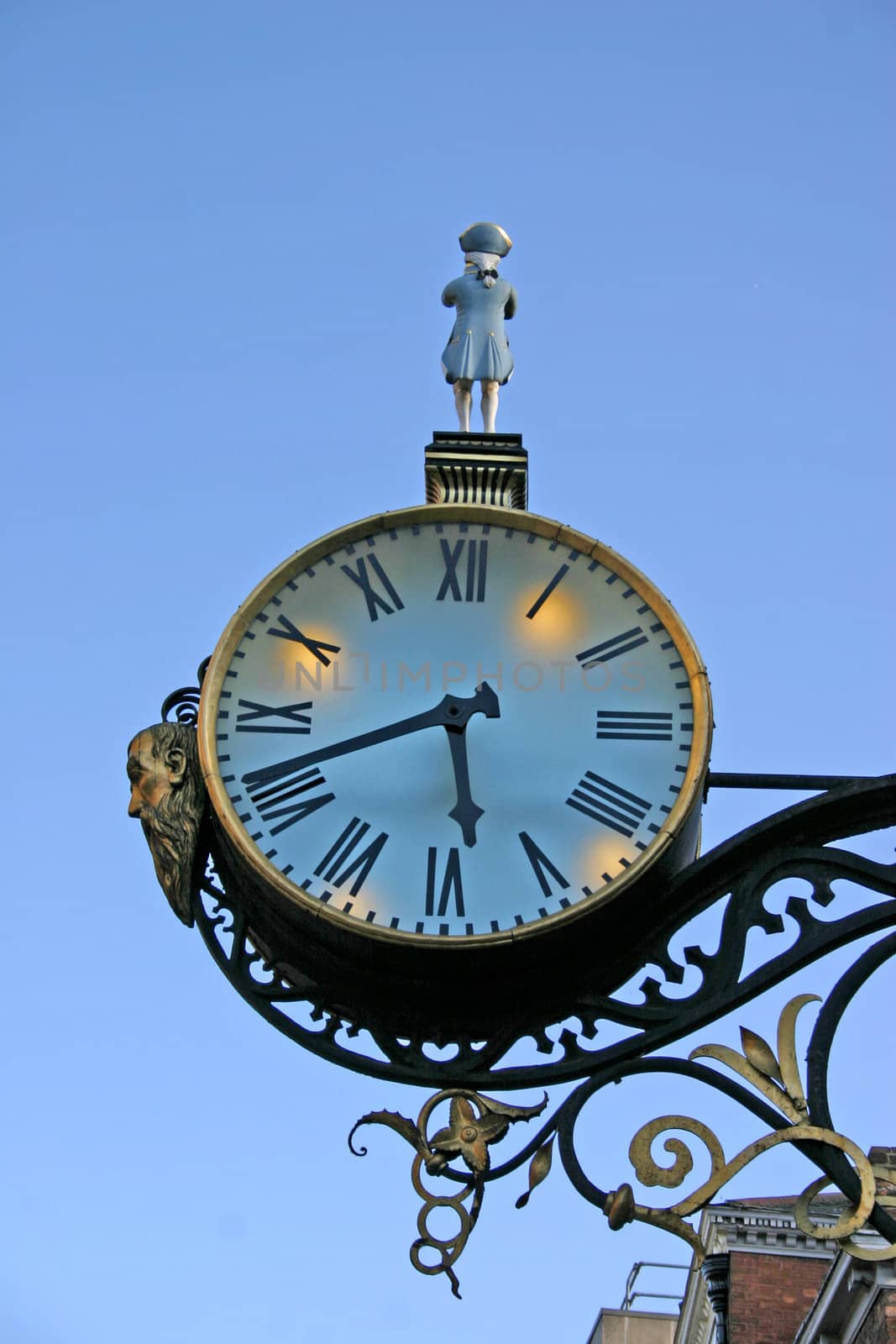 Trumpet Clock in England