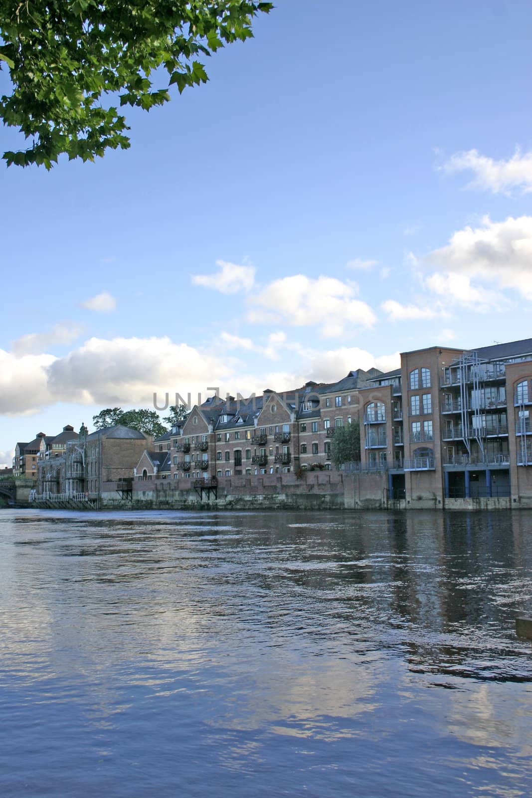 Modern Apartments on the River Ouse in York UK
