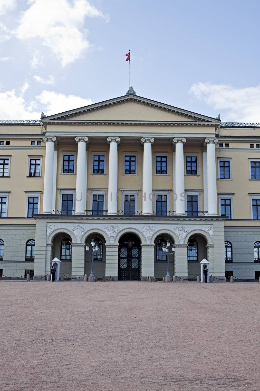 royal palace in oslo,norway by bernjuer