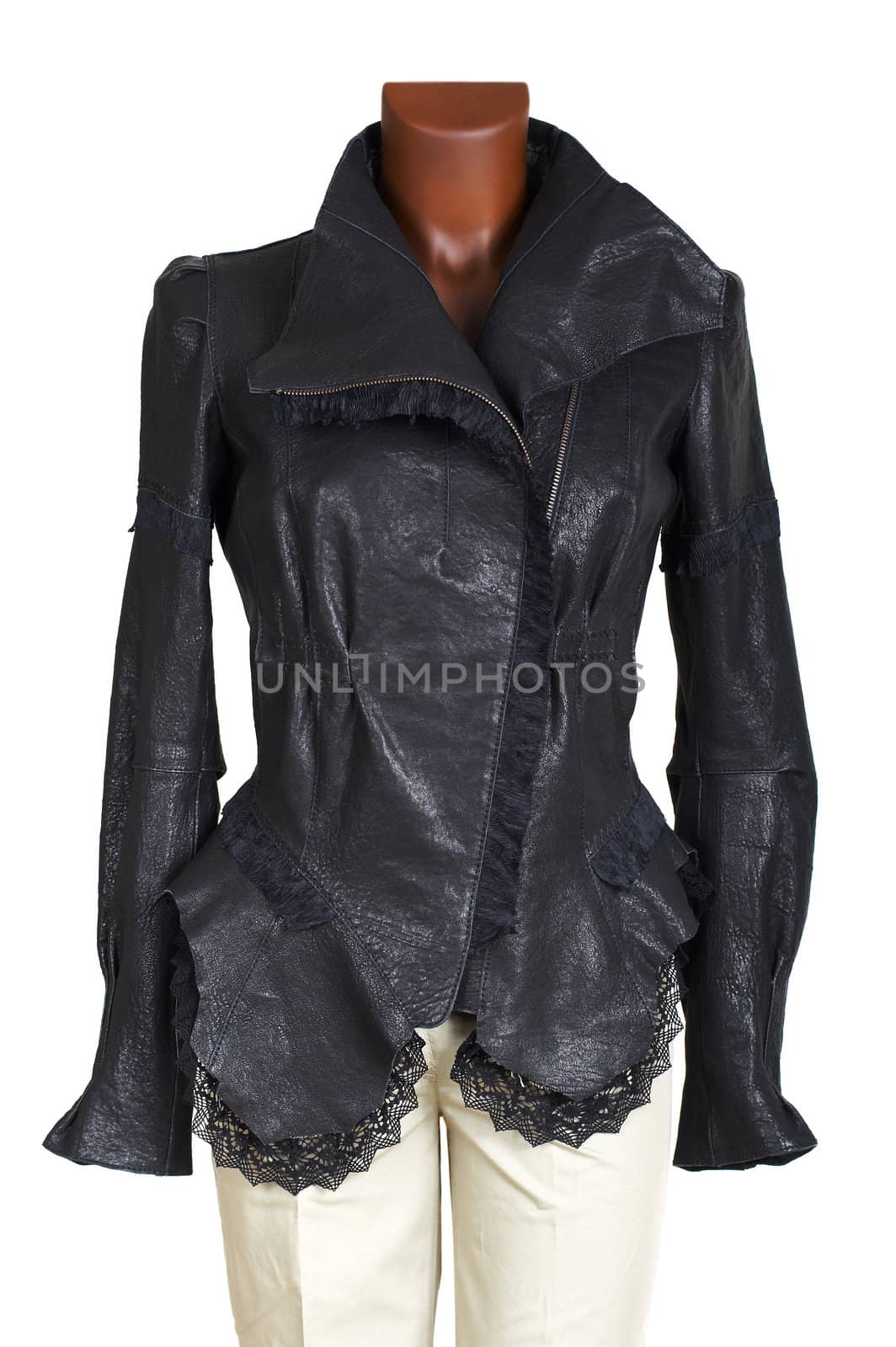 Female leather jacket by terex