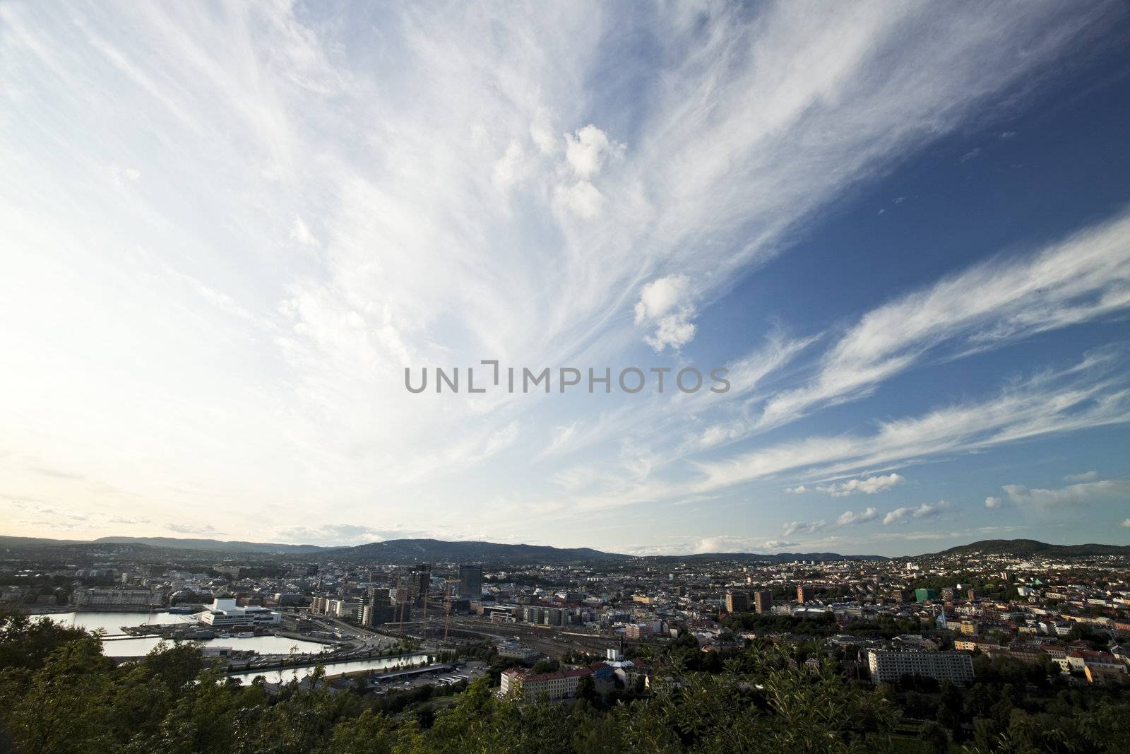 view of oslo,norway by bernjuer