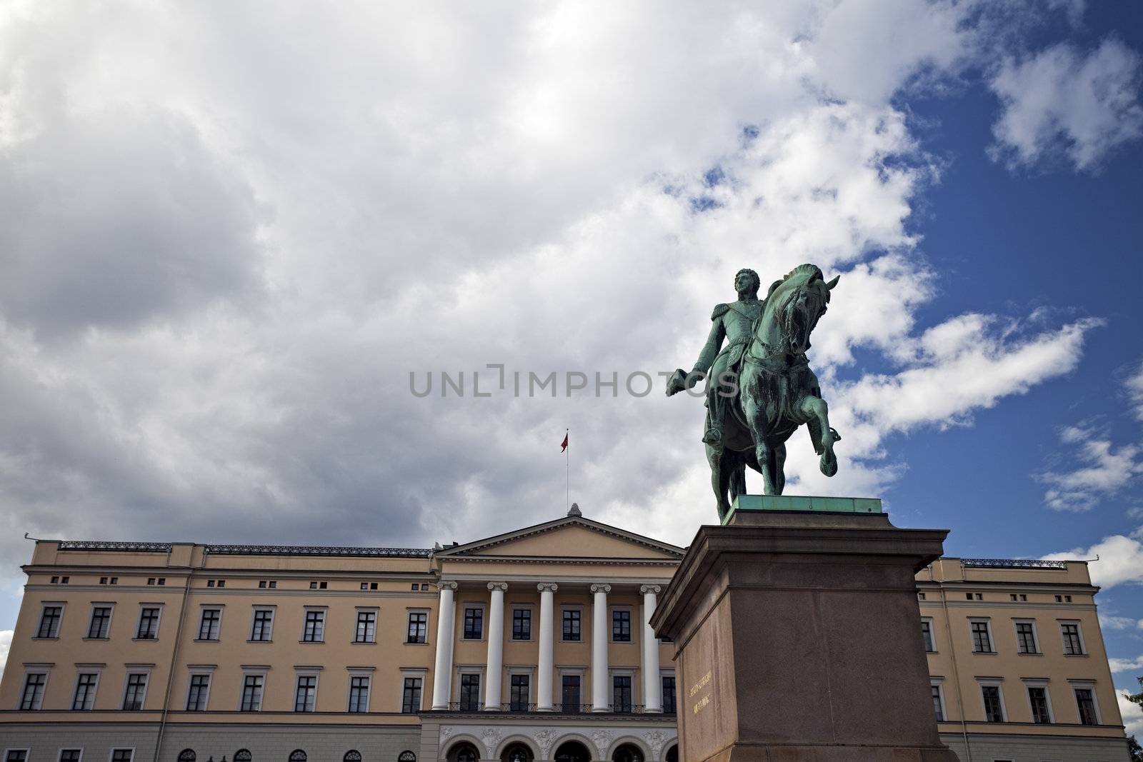 royal palace in oslo,norway by bernjuer