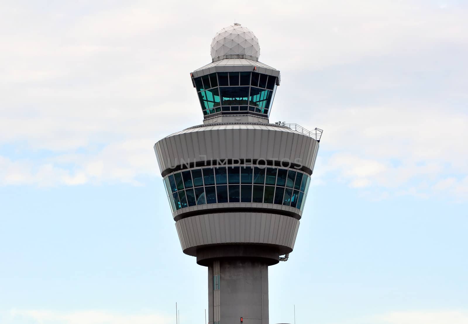 Air Traffic Control tower. Amsterdam Schiphol International.