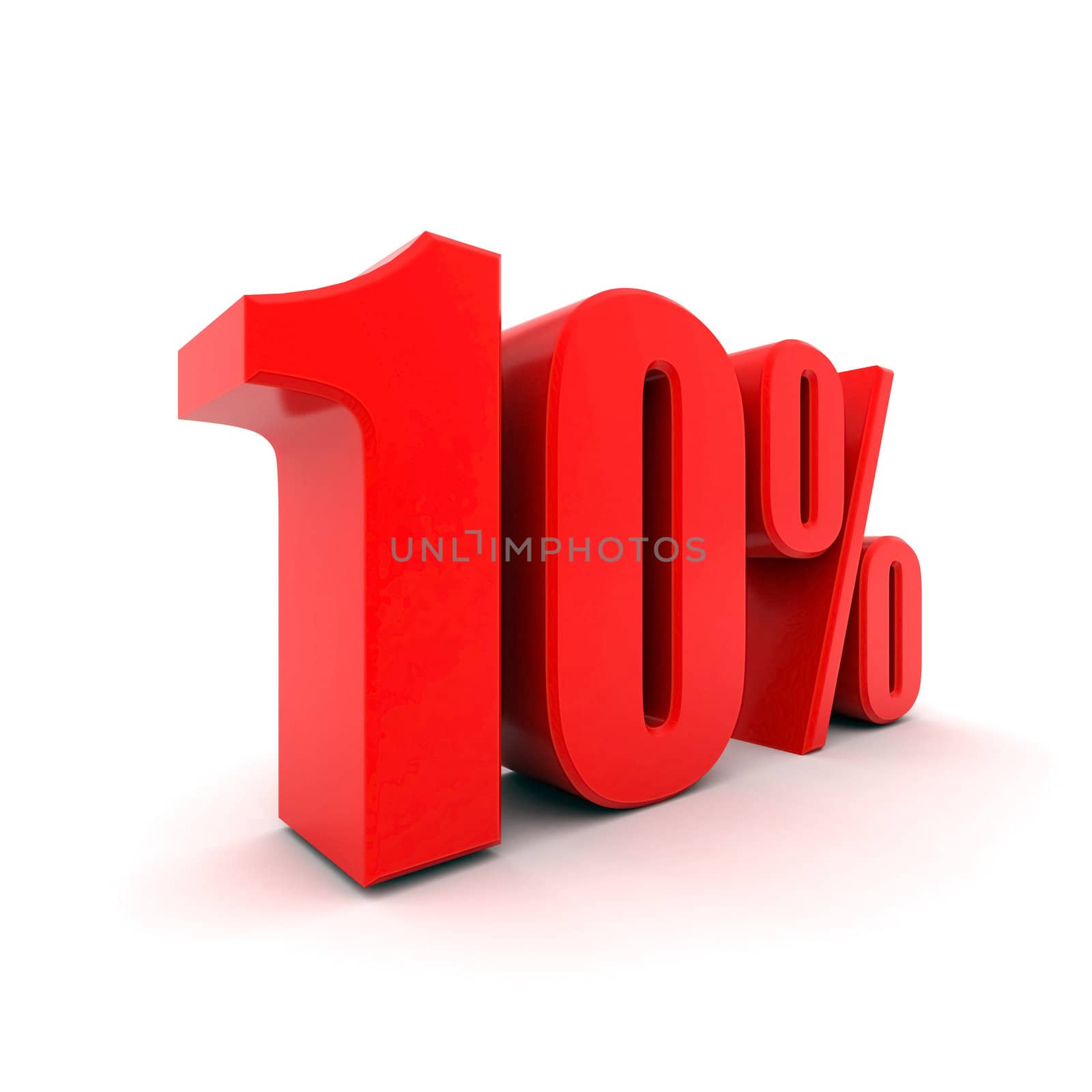 3D image of the text of a big sale