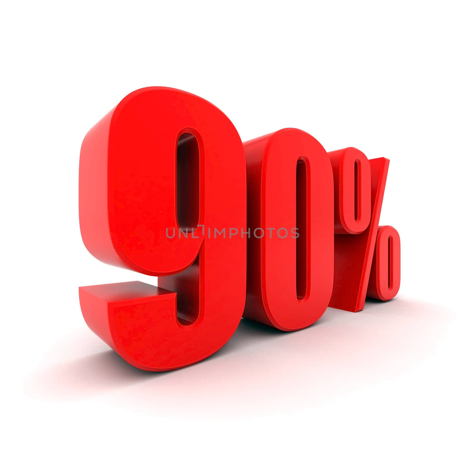 3D image of the text of a big sale