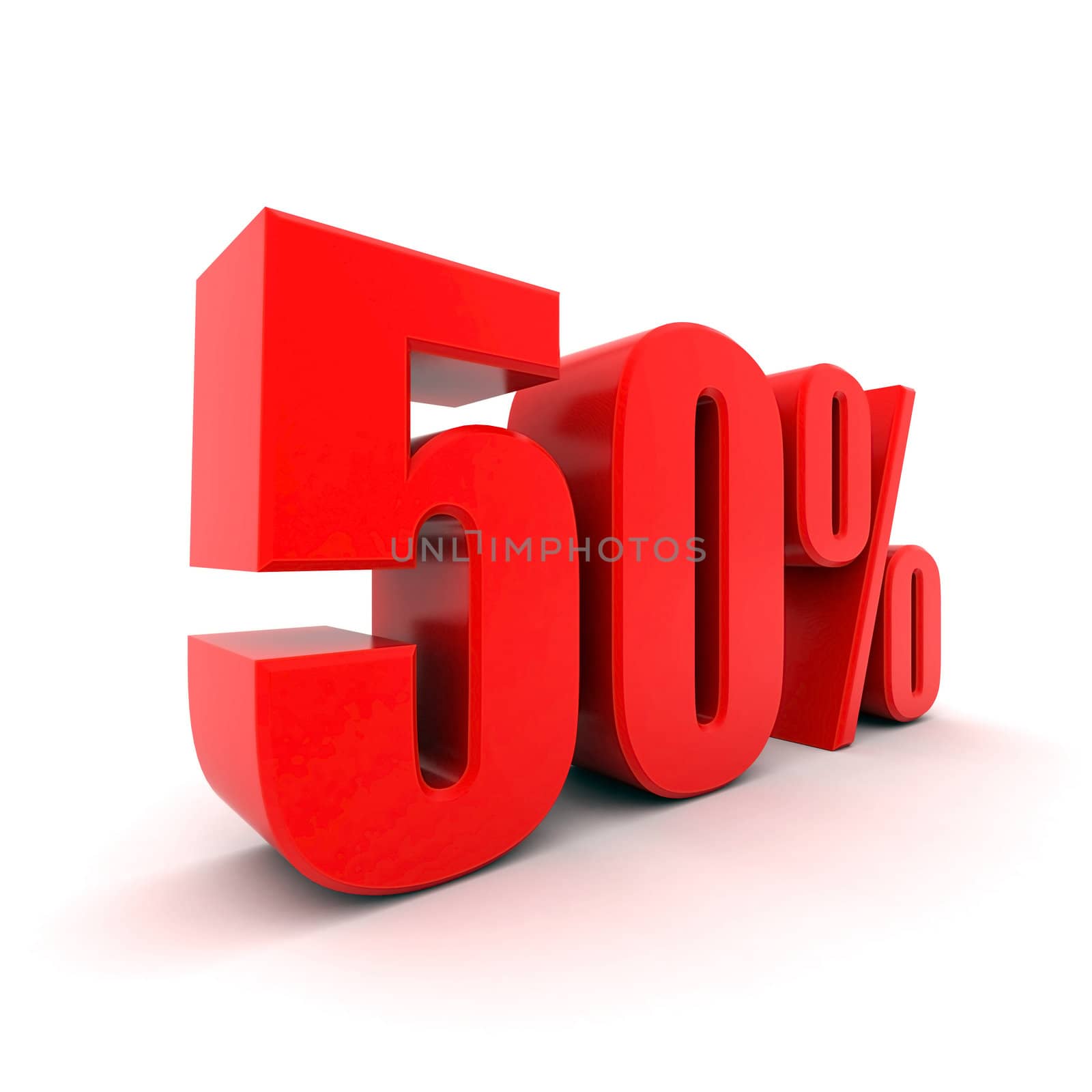 3D image of the text of a big sale